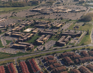 Bird's Eye View of a Commercial Lots and Properties